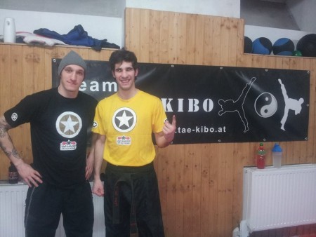 Friends from Tae Kibo Vienna-Austria Christofer and Michael