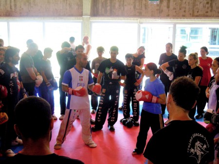 MANU and VALERIA CALABRESE at Italian national camp